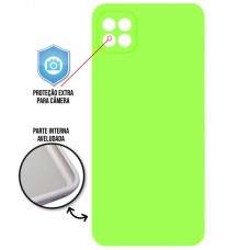 Capa Samsung Galaxy A22 5G - Cover Protector Verde Limão